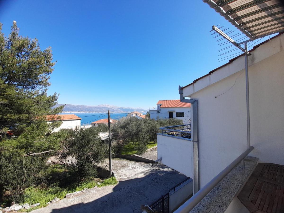 A4 Apt W Big Terrace Great Sea View Close To Beach Apartment Trogir Exterior photo