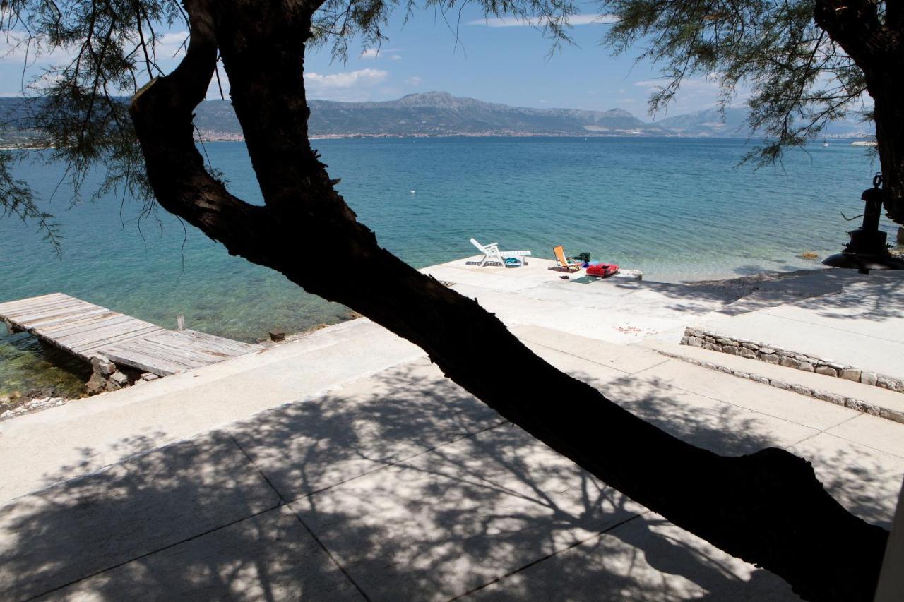 A4 Apt W Big Terrace Great Sea View Close To Beach Apartment Trogir Exterior photo