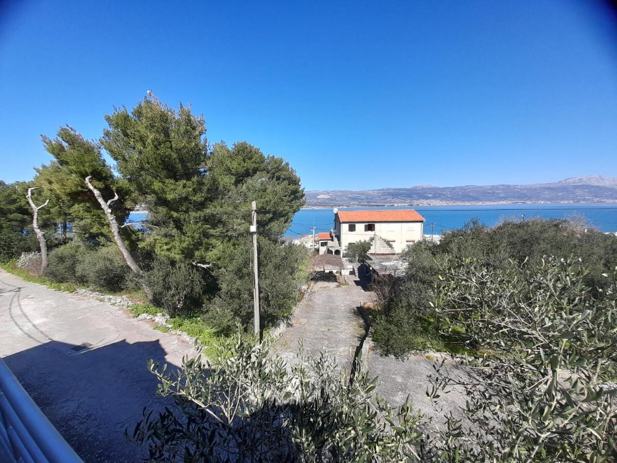 A4 Apt W Big Terrace Great Sea View Close To Beach Apartment Trogir Exterior photo