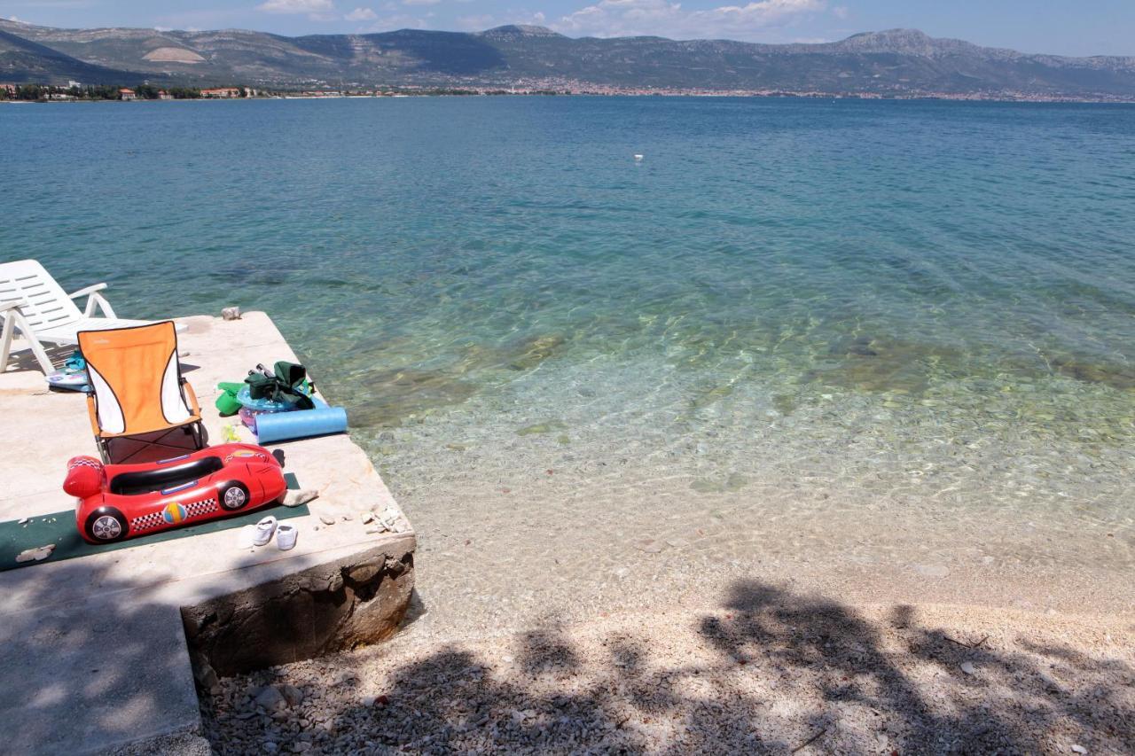 A4 Apt W Big Terrace Great Sea View Close To Beach Apartment Trogir Exterior photo